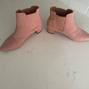 Never worn topshop boots pink